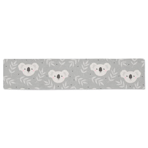Cute koala leaves pattern Table Runner