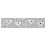 Cute koala leaves pattern Table Runner