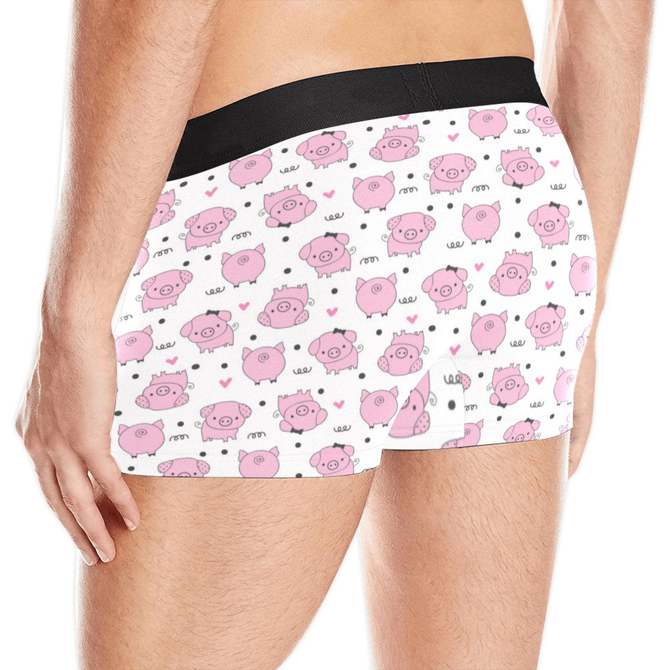 Pig Pattern Print Design 03 Men's All Over Print Boxer Briefs Men's Underwear