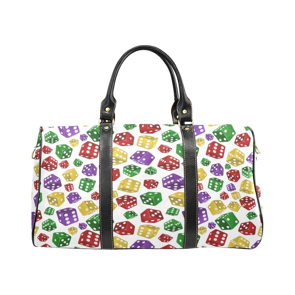 Dice Pattern Print Design 03 Travel Bag
