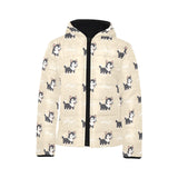 Cute Siberian Husky Kids' Boys' Girls' Padded Hooded Jacket