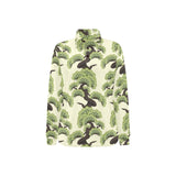 Bonsai pattern Women's Long Sleeve Polo Shirt