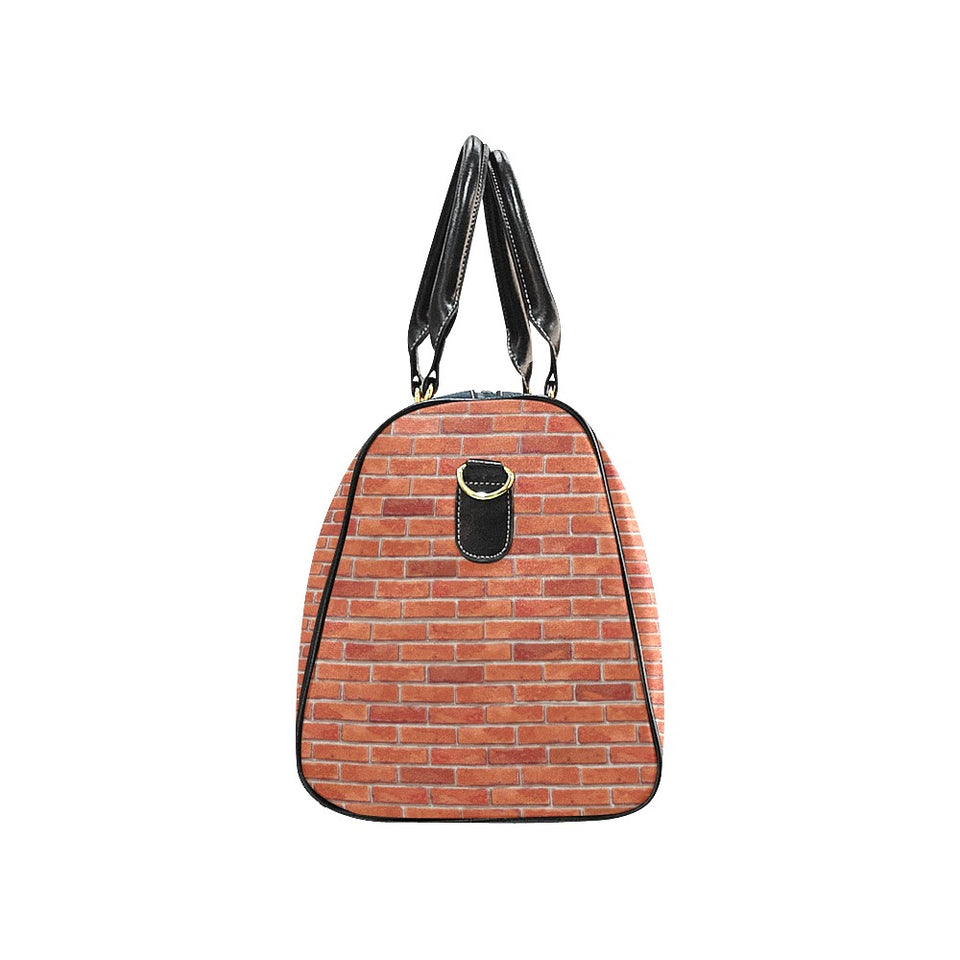Brick Printed Pattern Print Design 03 Travel Bag