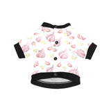 Garlic pattern All Over Print Pet Dog Round Neck Fuzzy Shirt