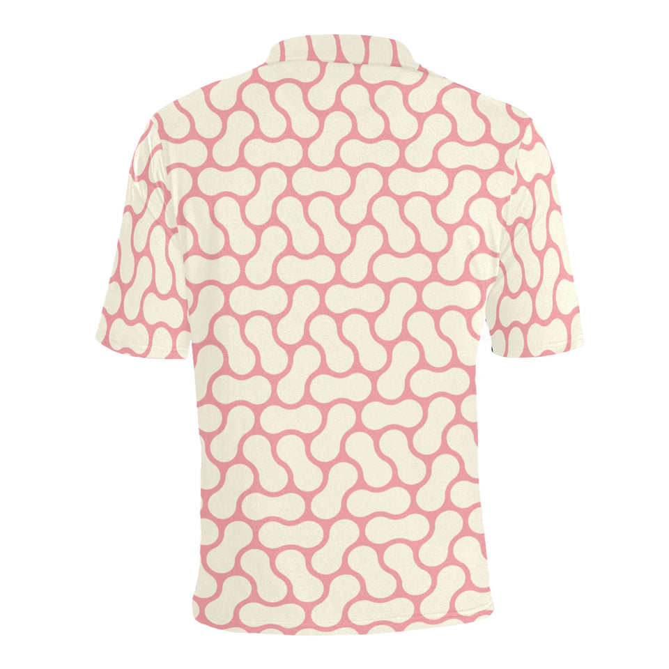 peanuts texture pattern Men's All Over Print Polo Shirt