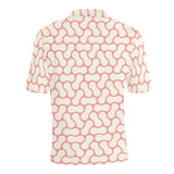 peanuts texture pattern Men's All Over Print Polo Shirt