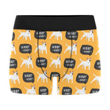 Bull Terrier Pattern Print Design 03 Men's All Over Print Boxer Briefs Men's Underwear