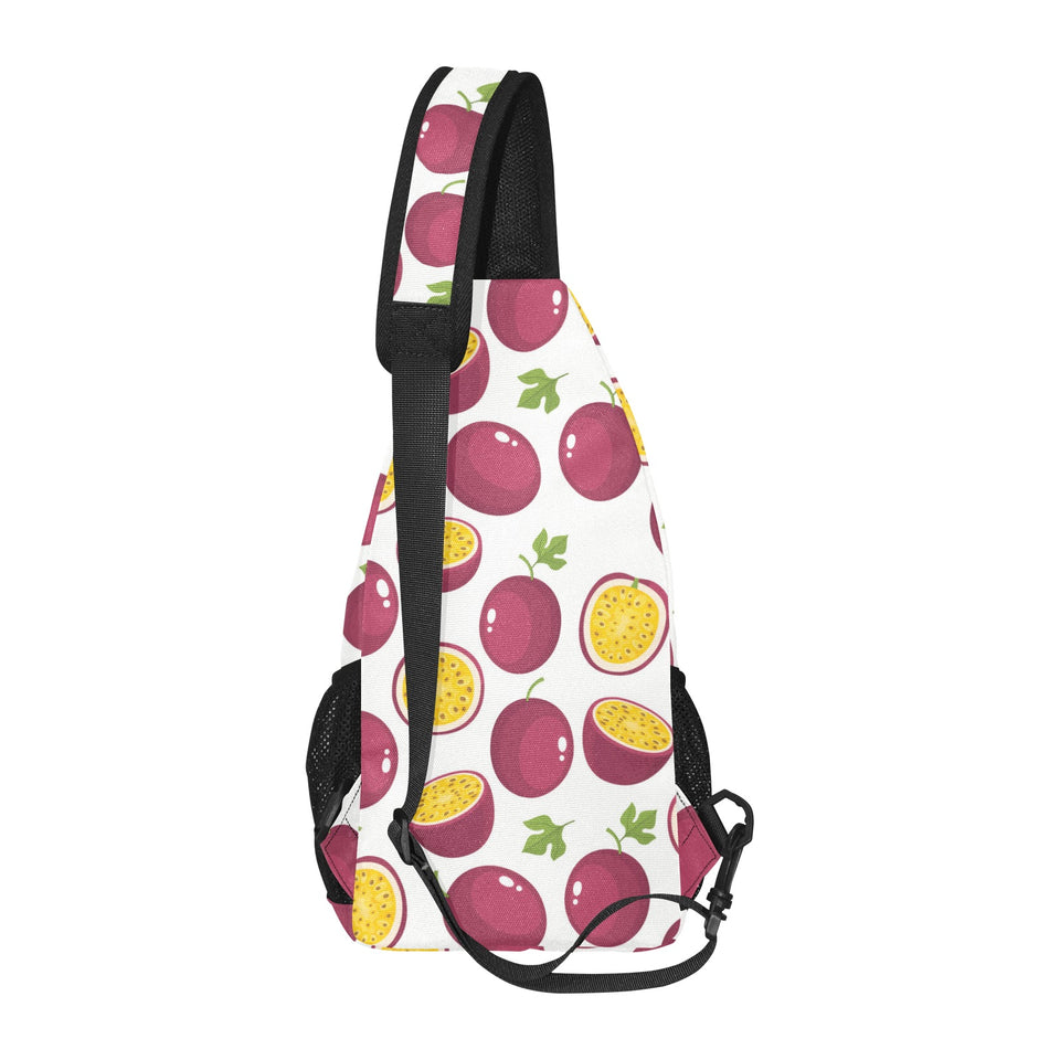 Passion fruit design pattern All Over Print Chest Bag