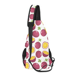 Passion fruit design pattern All Over Print Chest Bag