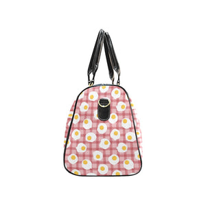 Fried Eggs Pattern Print Design 03 Travel Bag