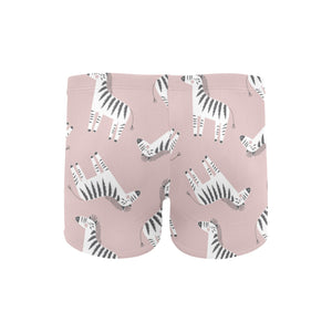 Cute zebra pattern Men's Swimming Trunks