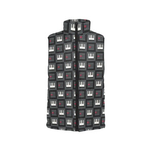 Piano Pattern Print Design 05 Men's Padded Vest