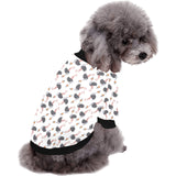 Ostrich Pattern Print Design 02 All Over Print Pet Dog Round Neck Fuzzy Shirt