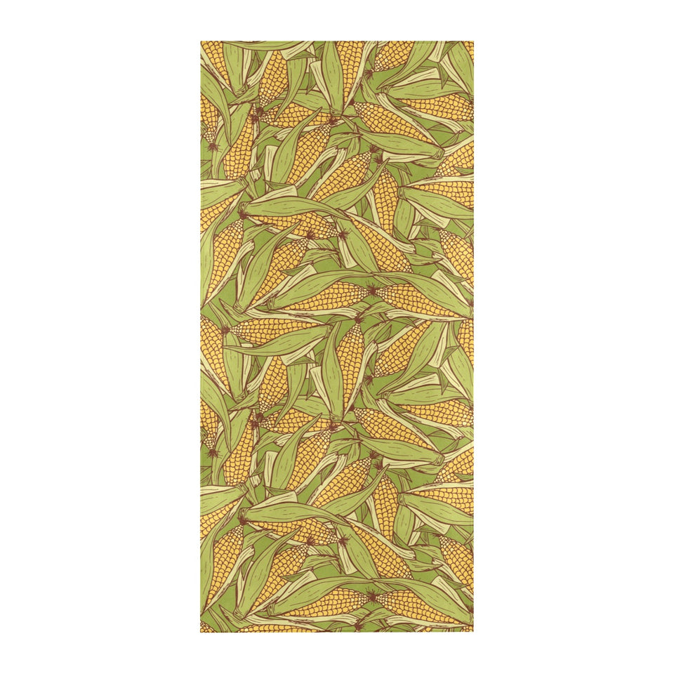 Corn Pattern Print Design 01 Beach Towel