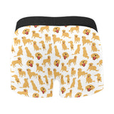 Golden Retriever Pattern Print Design 05 Men's All Over Print Boxer Briefs Men's Underwear