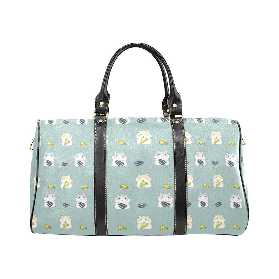 Cute hamster cheese pattern Travel Bag