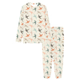 Swallow Pattern Print Design 02 Women's All Over Print Pajama Set