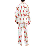 Daruma japanese wooden doll Men's Long Pajama Set