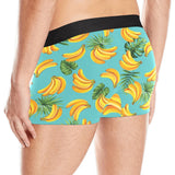 Banana Palm Leaves pattern background Men's All Over Print Boxer Briefs Men's Underwear