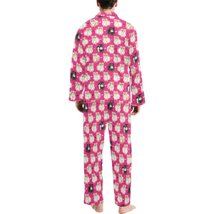 Guinea Pig Pattern Print Design 01 Men's Long Pajama Set