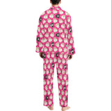 Guinea Pig Pattern Print Design 01 Men's Long Pajama Set