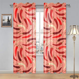 Beautiful Chili peppers pattern Gauze Curtain