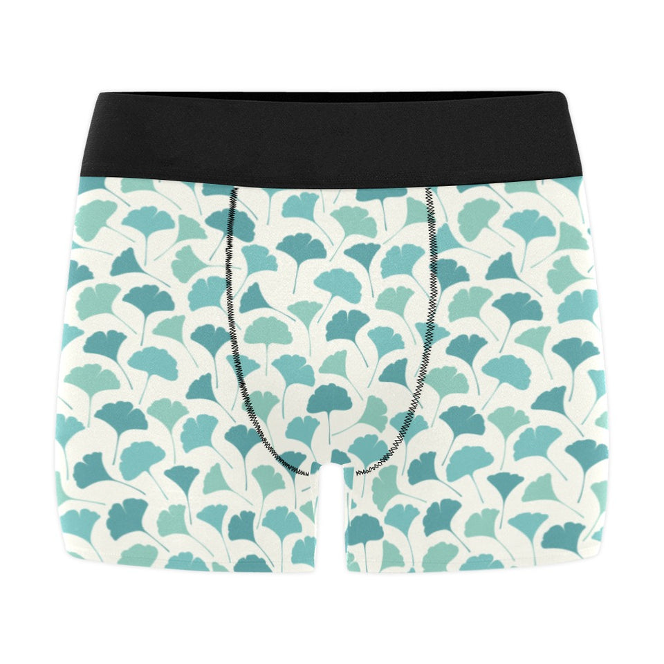 Green ginkgo leaves pattern Men's All Over Print Boxer Briefs Men's Underwear