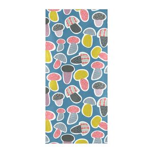 Colorful mushroom design pattern Beach Towel