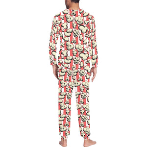 Popcorn Pattern Print Design 05 Men's All Over Print Pajama