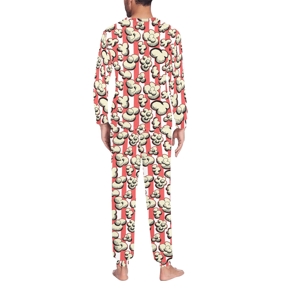 Popcorn Pattern Print Design 05 Men's All Over Print Pajama