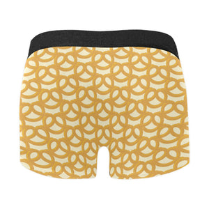 Pretzels Pattern Print Design 01 Men's All Over Print Boxer Briefs Men's Underwear