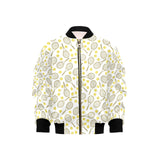 Tennis Pattern Print Design 02 Kids' Boys' Girls' Bomber Jacket