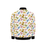 Teddy Bear Pattern Print Design 01 Kids' Boys' Girls' Bomber Jacket