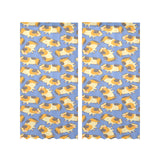 Guinea Pig Pattern Print Design 02 Gauze Curtain