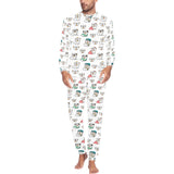 English Bulldog Pattern Print Design 03 Men's All Over Print Pajama