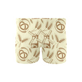 Windmill Wheat pattern Men's Swimming Trunks