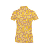 Potato Chips Pattern Print Design 01 Women's All Over Print Polo Shirt