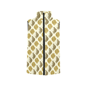 Lion Pattern Print Design 02 Men's Padded Vest