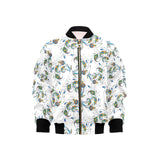 Peacock feather pattern Kids' Boys' Girls' Bomber Jacket
