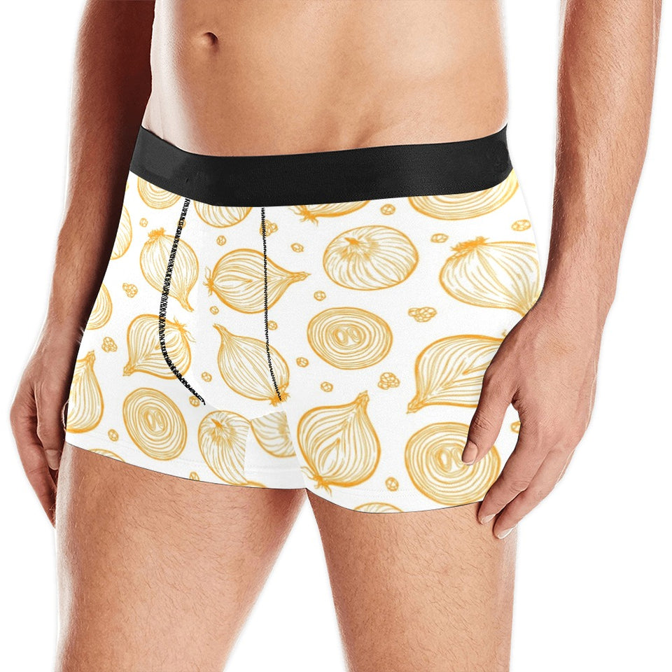 hand drawn onion pattern Men's All Over Print Boxer Briefs Men's Underwear