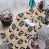 Beagle pattern Blanket Robe with Sleeves