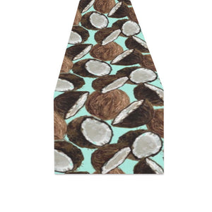 Coconut Pattern Print Design 03 Table Runner