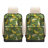 Banana Palm Leaves pattern Car Seat Back Organizer