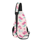 Cute little mermaid pattern All Over Print Chest Bag