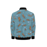 Sea otters pattern Kids' Boys' Girls' Bomber Jacket