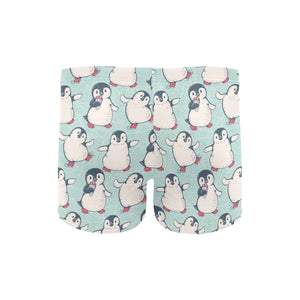 Cute Penguin pattern Men's Swimming Trunks