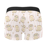 cute owl leaf Men's All Over Print Boxer Briefs Men's Underwear