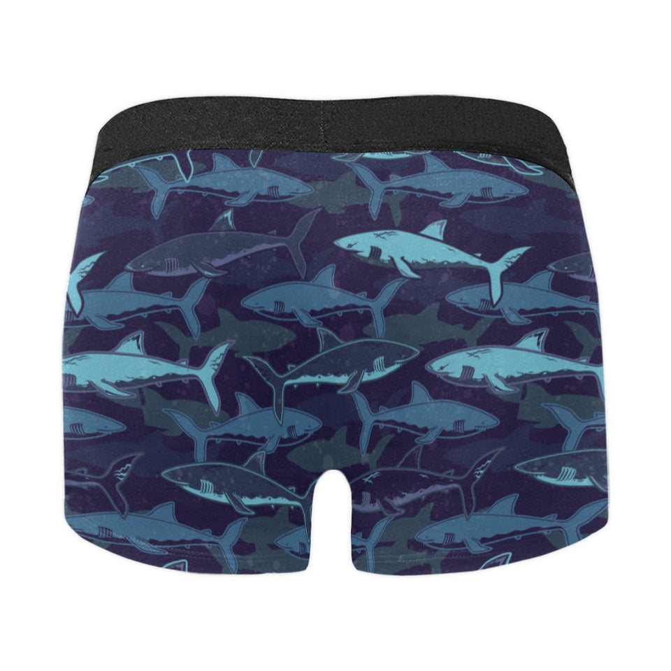 Shark pattern Men's All Over Print Boxer Briefs Men's Underwear