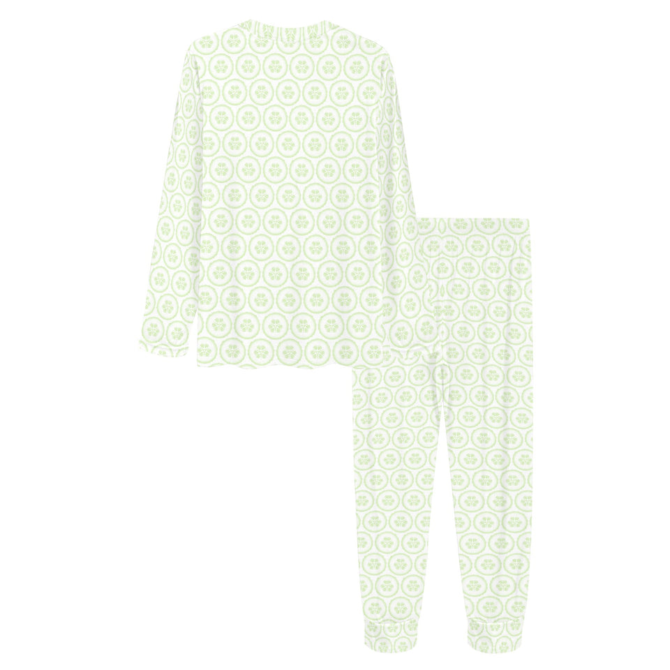 Cucumber pattern background Women's All Over Print Pajama Set