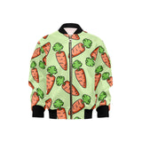 Carrot Pattern Print Design 05 Kids' Boys' Girls' Bomber Jacket
